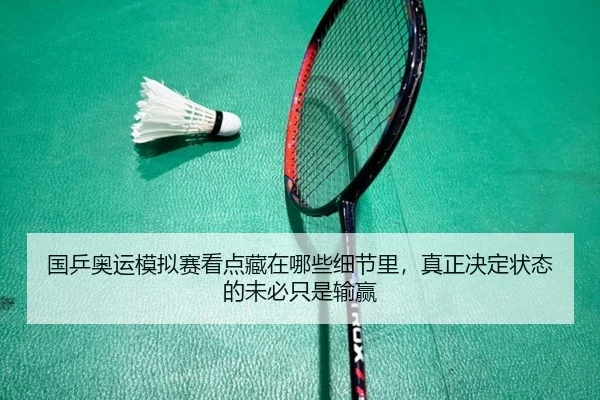 国乒奥运模拟赛看点藏在哪些细节里，真正决定状态的未必只是输赢（xingkongtiyu）